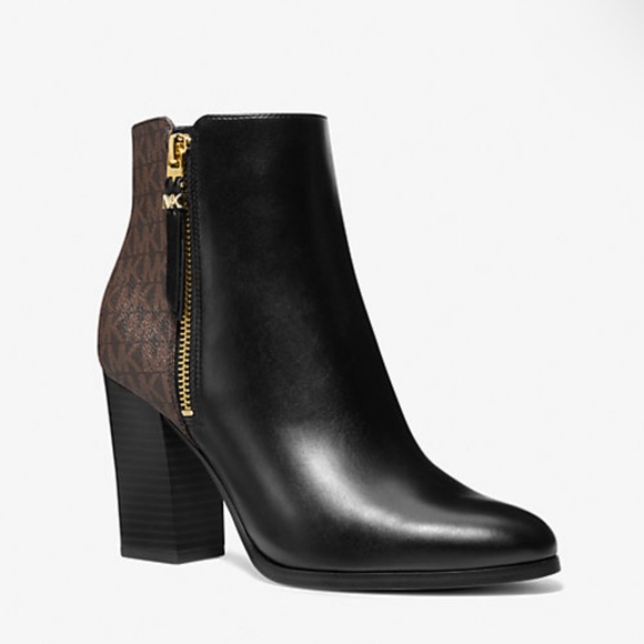 New Britt Signature Logo Trim Ankle Boot - Picture 3 of 7